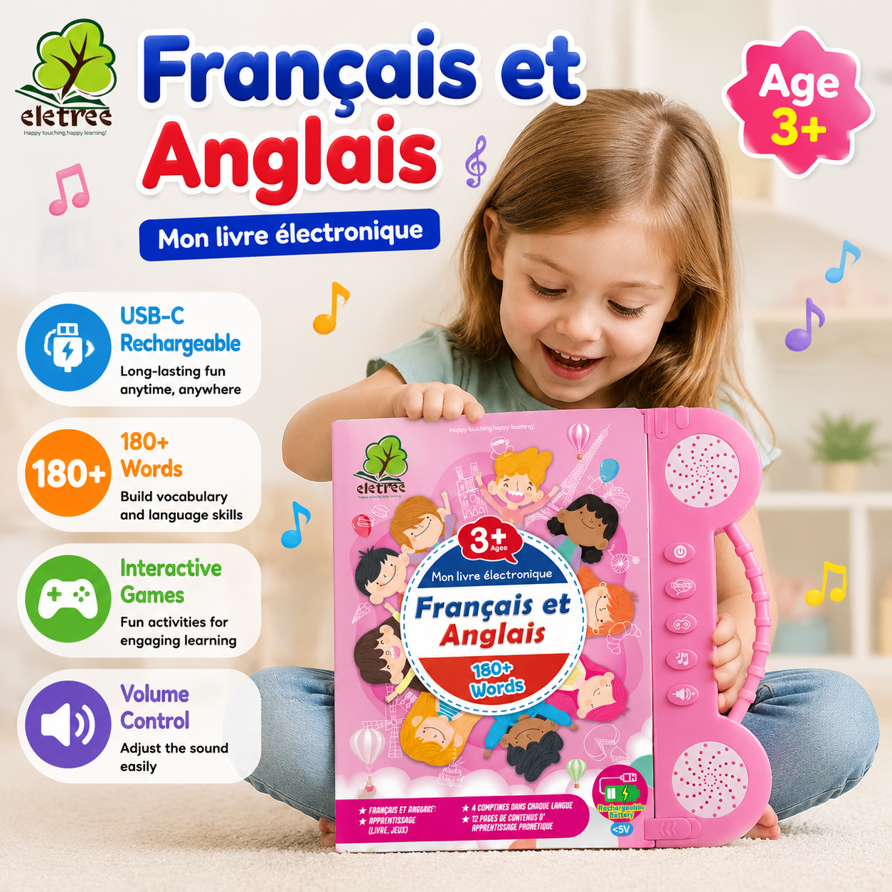 E-book français-anglais