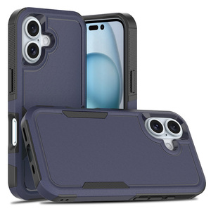 新款流行手机外壳适用于iPhone 16 Pro Max Combo 2合1 TPU电脑防震彩色手机外壳适用于iPhone 16 Plus - Product Image 3