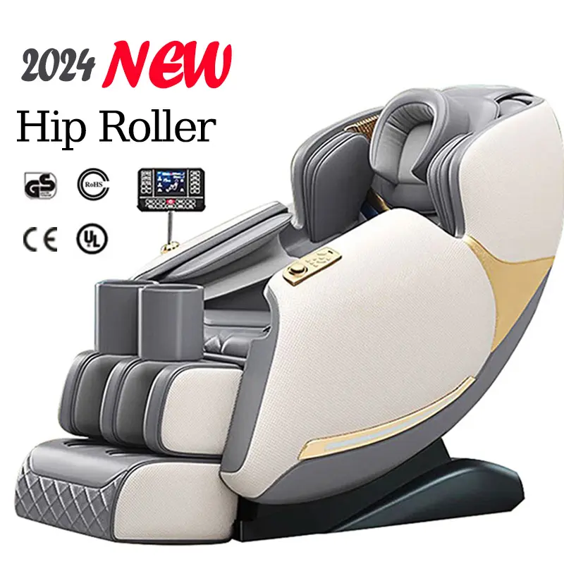 2024 4D ghế Điện Massager Shiatsu sang trọng đầy đủ cơ thể thái căng 3D 0 trọng lực Trở lại chân nhà thái ghế massage