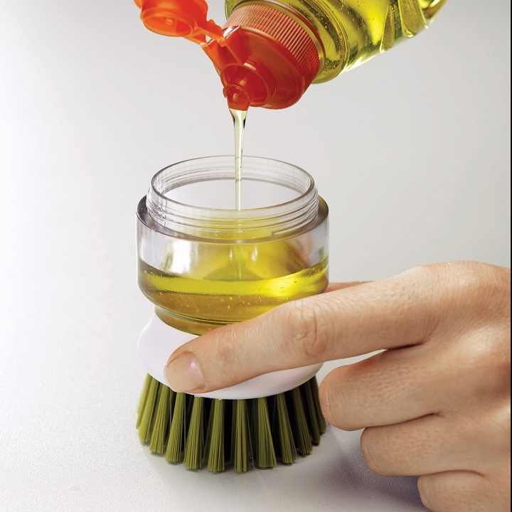 Kitchen Washing Brushes Liquid Addition Soap Pot Utensils With Dispenser Household Bathroom Cleaning Tools Kitchen Accessories