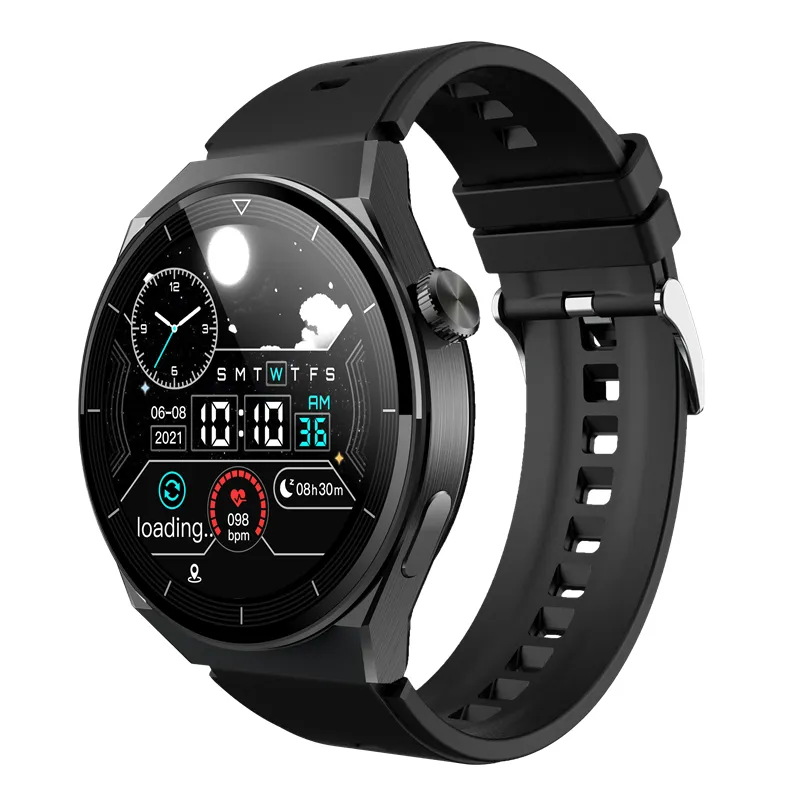 Smart watch gt3 max, relógio inteligente tela cheia hd de 1.39 polegadas, com rastreamento de celular