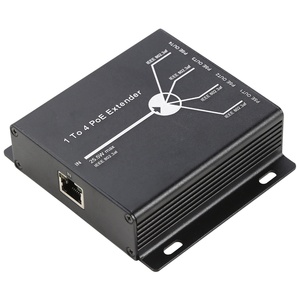 Power <strong>Over</strong> <strong>Ethernet</strong> Switch 4 Port 10/100M IEEE802.3af for <strong>IP</strong> Camera PoE Extender Repeater - Product Image 3