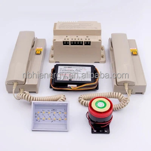 Sistema de intercomunicación de ascensor de alta calidad, alarma de fuente de alimentación de iluminación de teléfono de emergencia para cinco fiestas - Product Image 3