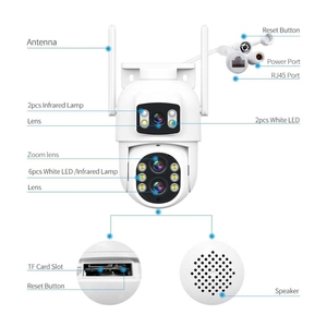 QF500 escam กล้องซูมออปติคอล10X อัจฉริยะ5 + 5MP ตรวจจับการเคลื่อนไหว WiFi - Product Image 4