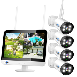 3MP 12 pulgadas Monitor Color Visión Nocturna tipo bala cámara de seguridad interior exterior CCTV WiFi inalámbrico NVR sistema de cámara - Product Image 1