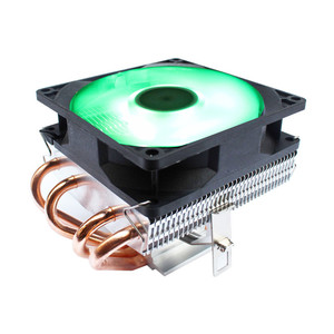 Ventilador de CPU universal con 4 tubos de cobre 775AMD115x1366 Blow Down Press Down CPU Radiador Luces que cambian de color para estuches de computadora - Product Image 4