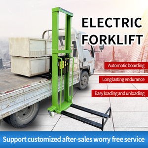 Electric Forklift With a Weight of 1000 Kilograms Automatic Lifting and <strong>Unloading</strong> <strong>Loading</strong> and <strong>Unloading</strong> and Handling of Goods