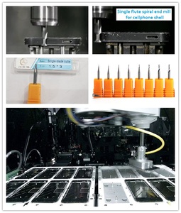 ดอกเราเตอร์สำหรับงานกัดพลาสติก CNC ดอกกัด PVC แบบเกลียวแกะสลักแบบเดี่ยวสามารถปรับแต่งได้3.175สำหรับงานกัดพลาสติก - Product Image 5