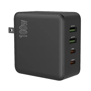 New 100W GaN Charger US Plug 4 Ports <strong>Multiple</strong> Charging <strong>Adapter</strong> USBC <strong>Output</strong> Portable Charging Station for Phone Laptops Tablets - Product Image 1