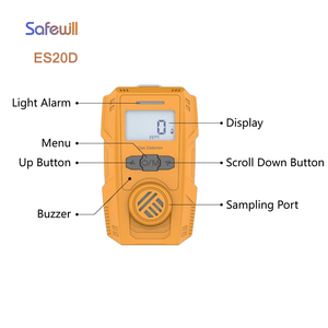 Rilevatore di Gas H2S con sensore di Gas di sicurezza e idrogeno solforato rilevatore di allarme per avvelenamento ad alta sensibilità - Product Image 4