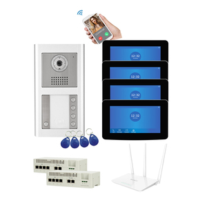 <strong>Ip</strong> Based Villa Doorphone <strong>Ip</strong> <strong>Video</strong> <strong>Intercom</strong> With Wifi 4 Apartments <strong>Video</strong> Interphone Security Wifi <strong>Intercom</strong> <strong>System</strong>