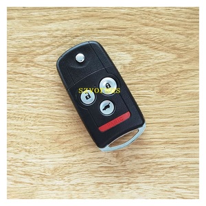 2007 2008 2009 2010 2011 2012 2013 Acura RDX için anahtar Fob uzaktan Shell kılıf 4 düğme (hatch düğmesi) Acura için - Product Image 4