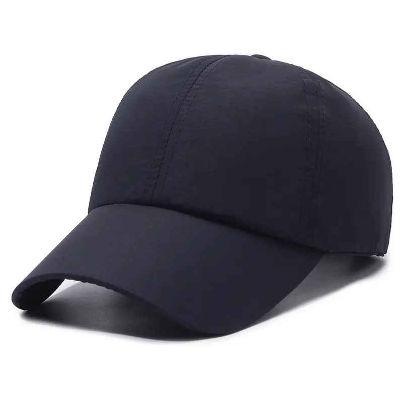 Vendita calda con logo su misura sottile ad asciugatura rapida cappello unisex estivo traspirante cappellino da baseball da esterno