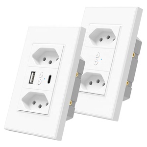 图雅WiFi Zigbee巴西智能插座20A插座，带USB C型端口语音控制巴西zigee智能插座 - Product Image 2