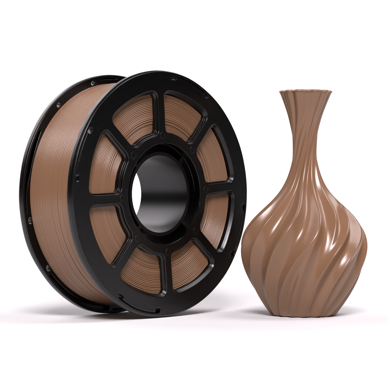 Silk Plain Brown