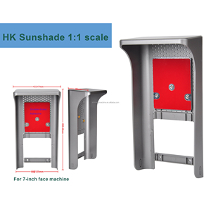 Sistema de control de acceso Máquina Cubierta impermeable Reconocimiento facial Máquina de huellas dactilares Control de acceso para sistema de seguridad al aire libre