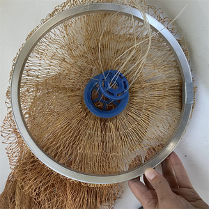 4ft EZ accu-ném chì Sinker 5/8 \ "SQ hoàn toàn mở hạ cánh cá Net dây rút multifilament tay ném đúc Net Đôi Nút - Product Image 5