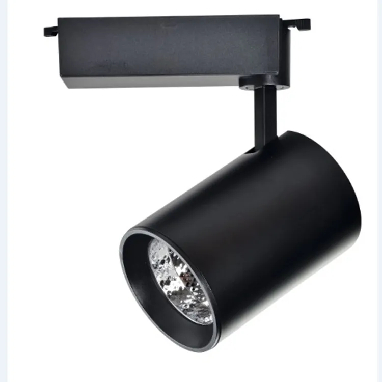 Projecteur LED intelligent sur rail pour magasin, système de lampe de plafond de haute qualité 1 pièce