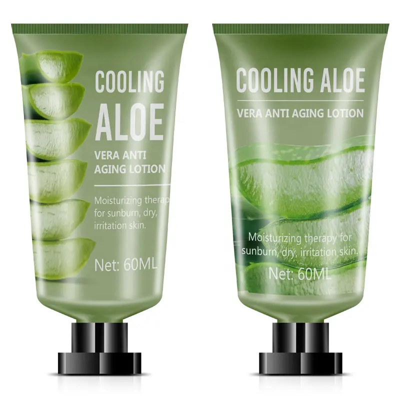 OEM ODM Private Label Logo raffreddamento Aloe lozione antietà crema viso naturale organico 98% puro Gel di Aloe Vera