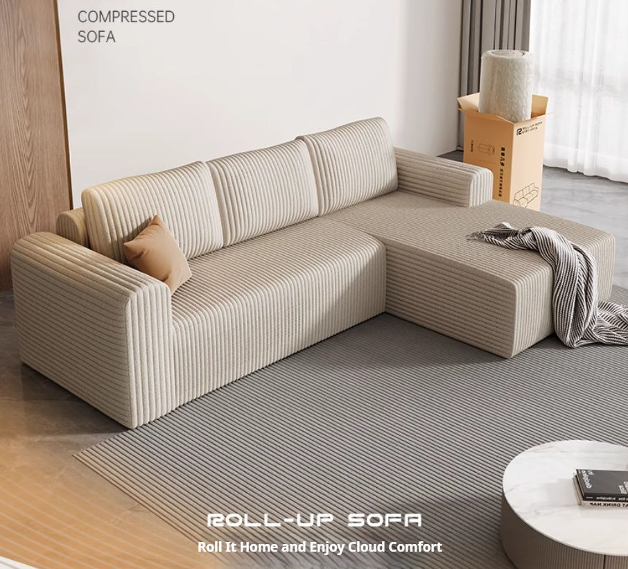 box to big sofa-cream almond