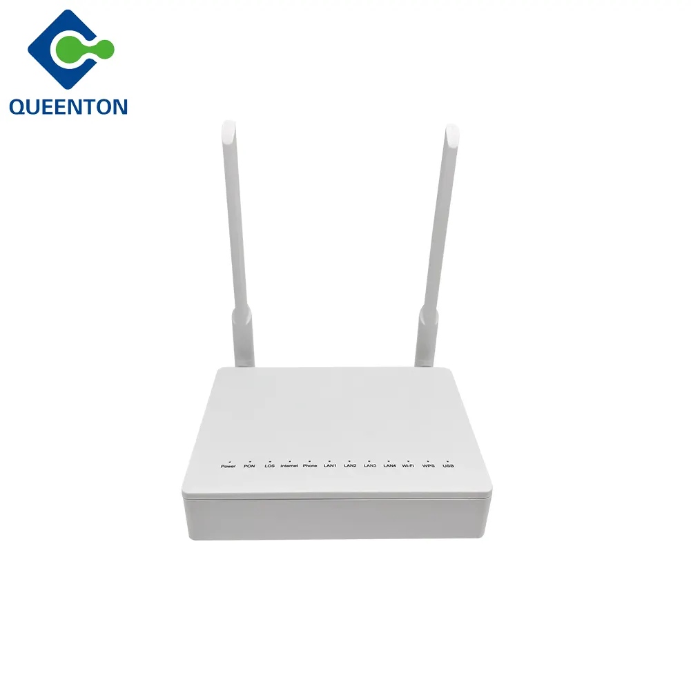 أرخص علامة تجارية جديدة F663nv3a Gpon 1ge + 3fe + wifi Gpon Onu جهاز توجيه مع الإصدار الإنجليزي