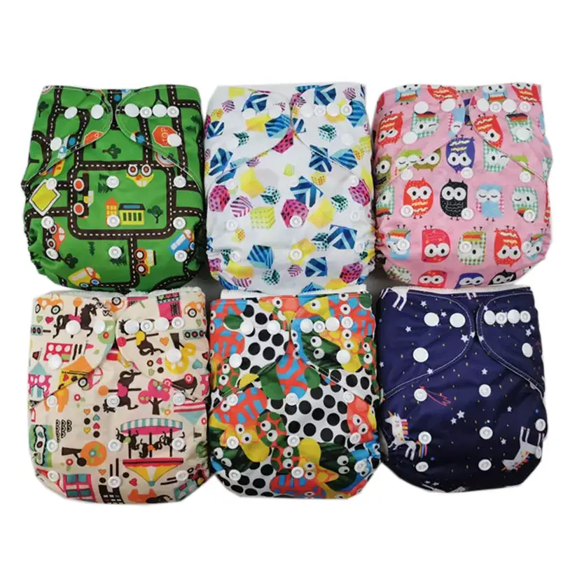 Good Hot Selling Baby Cloth Diapers One Size Adjustable Washable Reusable for Baby Girls and Boys