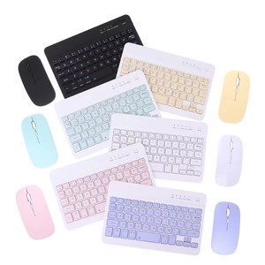 Azul Adecuado para computadora portátil, tableta, escritorio, oficina en casa móvil, impermeable, silencioso, wifi, teclado, ratón, combinación - Product Image 4
