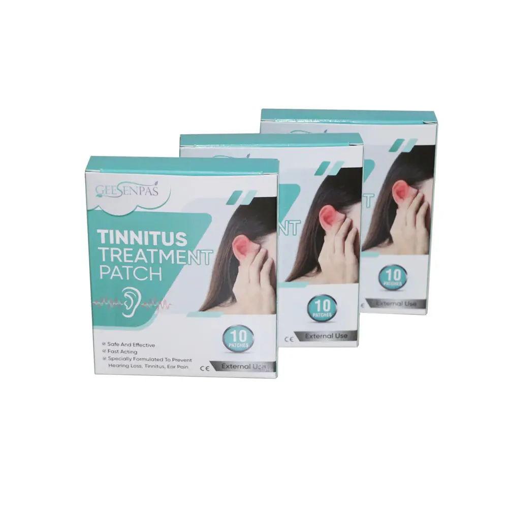 10 Stks/doos Tinnitus Gezondheidszorg Patch Gebruikt Voor Oorpijn Beschermen Gehoorverlies Sticker Natuurlijke Chinese Gips