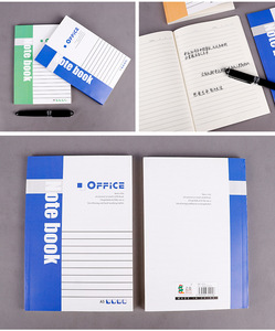 Taccuino per impunture a sella A5 softe in carta da copertina per notebook molto economico per esercizi per studenti scolastici foderati in vari numeri di pagina - Product Image 4