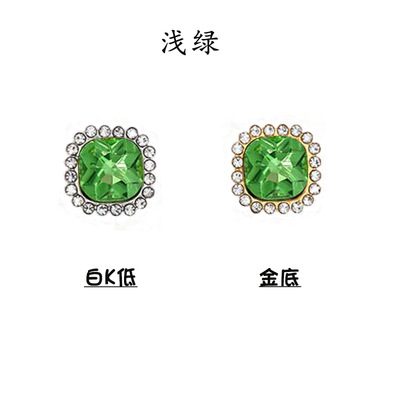 Light green and white