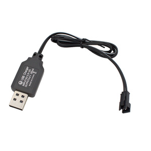 Evrensel 5V USB şarj hattı 3.6V 4.8V 6V 7.2V 250mA ile uzaktan kumanda arabalar için kadın SM fiş USB oyuncak şarj kablosu - Product Image 4