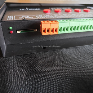 220V 8 Ausgang T8-1000AC programmier bares LED-Modul Röhren licht regler 8192 Pixel SD-Karte Digital adressierbarer RGB-LED-Controller