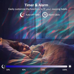 Oda dekor için Lamparas decorahome renk değiştiren Led Galaxy Aurora yıldız projektör dekoratif ışıklar ev - Product Image 4