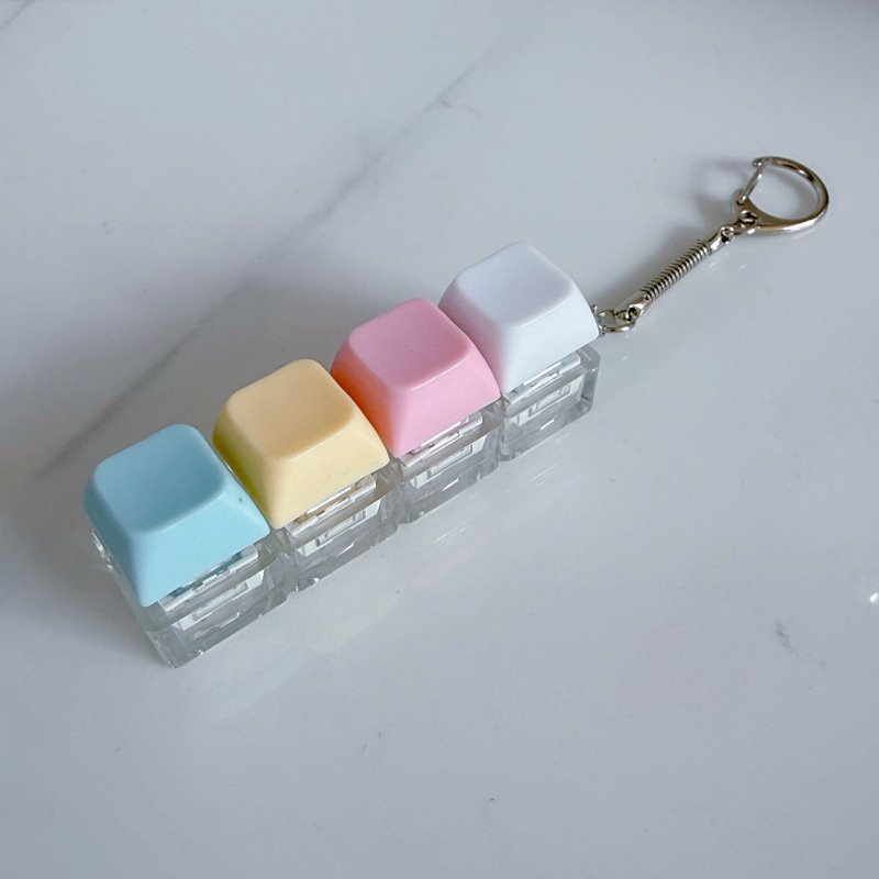 Four key-white powder yellow blue