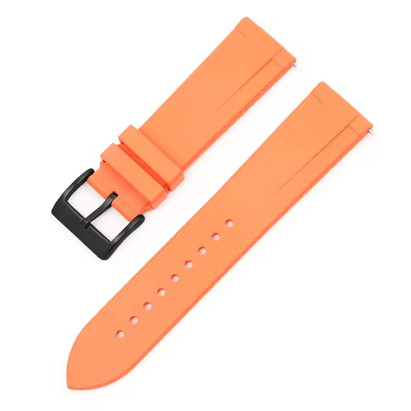 Orange+black buckle