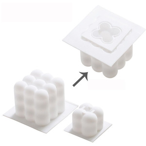Popular Bubble Candle Mold Wholesale DIY Resin Casting Silicone Molds for Candle <strong>Soap</strong> <strong>Making</strong> <strong>Easy</strong> to Demold - Product Image 3