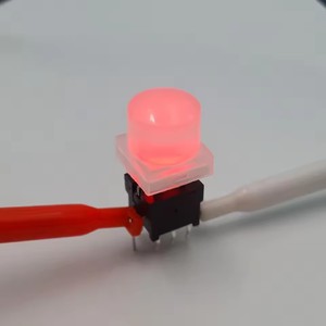 Honyone serie TS6-A tonda Top da 10mm con LED 6 + 2 Pin con attacco PCB Mini interruttore a pulsante - Product Image 5
