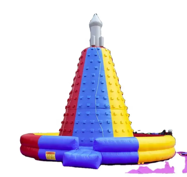 Torre de escalada inflable para juegos, torre de escalada para uso comercial, Popular, fábrica Trust, 2023
