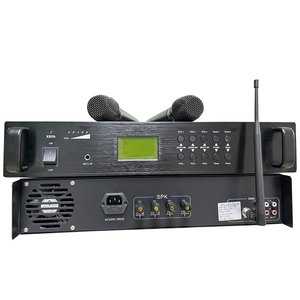 Professional 1000W PA System Power <strong>Amplifier</strong> with Network <strong>Audio</strong> <strong>Input</strong> and Long Distance UHF Wireless Microphone - Product Image 6