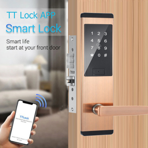 Großhandel digitale Tastatur Beste Haustür mit Code Smart Lock mit Griff - Product Image 2