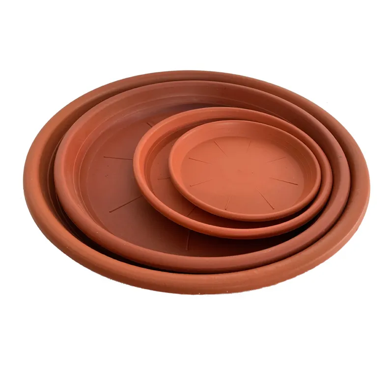 Hot Selling PP Durable Garden Round Plastic Flower Pot Tray