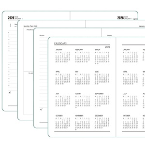 Tùy chỉnh <span class=keywords><strong>2025</strong></span> 2026 kế hoạch A5 Nhật Ký bìa cứng chương trình nghị sự hàng tháng kế hoạch hàng tuần các nhà sản xuất - Product Image 5