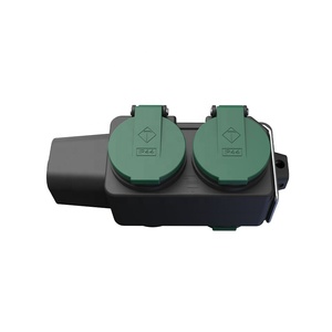 DIY Rewireable 4 Ways European Adapter <strong>Socket</strong> with Easy Assembling Terminal IP44 <strong>Function</strong> Garden <strong>Socket</strong> Outdoor Weather Proof - Product Image 3