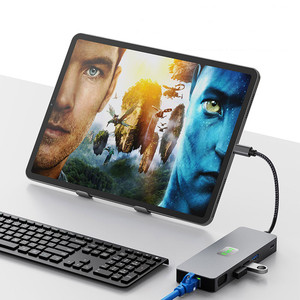 Tipo <span class=keywords><strong>C</strong></span> Hub 1080P VGA <span class=keywords><strong>USB</strong></span> 3.2 RJ45 4K DP <span class=keywords><strong>Displayport</strong></span> Adaptador Multiport Docking Station <span class=keywords><strong>USB</strong></span> <span class=keywords><strong>C</strong></span> Hubs