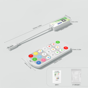 DC 5V-24V SP668E RGB светодиодный контроллер SPI PWM APP BT Music Home RF пульт дистанционного управления для цифровой ленты - Product Image 2