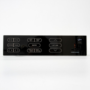 Ultra-Thin <strong>Design</strong> 4-Connected Touch Curtain Control Bedside Control Panel with Universal USB Socket