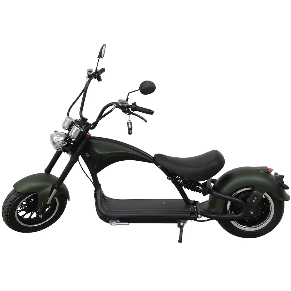Moto électrique citycoco de course pour adulte, scooter électrique Super puissant, avec certificat de conformité, tendance