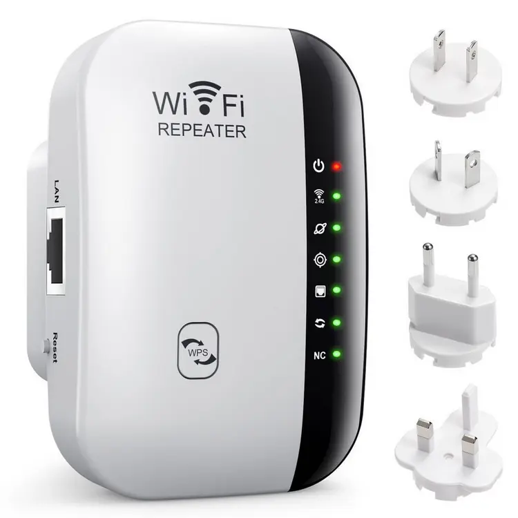 Completamente nuevo 2023 WiFi extensor amplificador de señal Dual Ban rango más largo que nunca Super antenas, amplificador de señal con puerto Ethernet