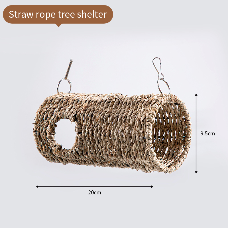 Trou d'arbre en corde de paille