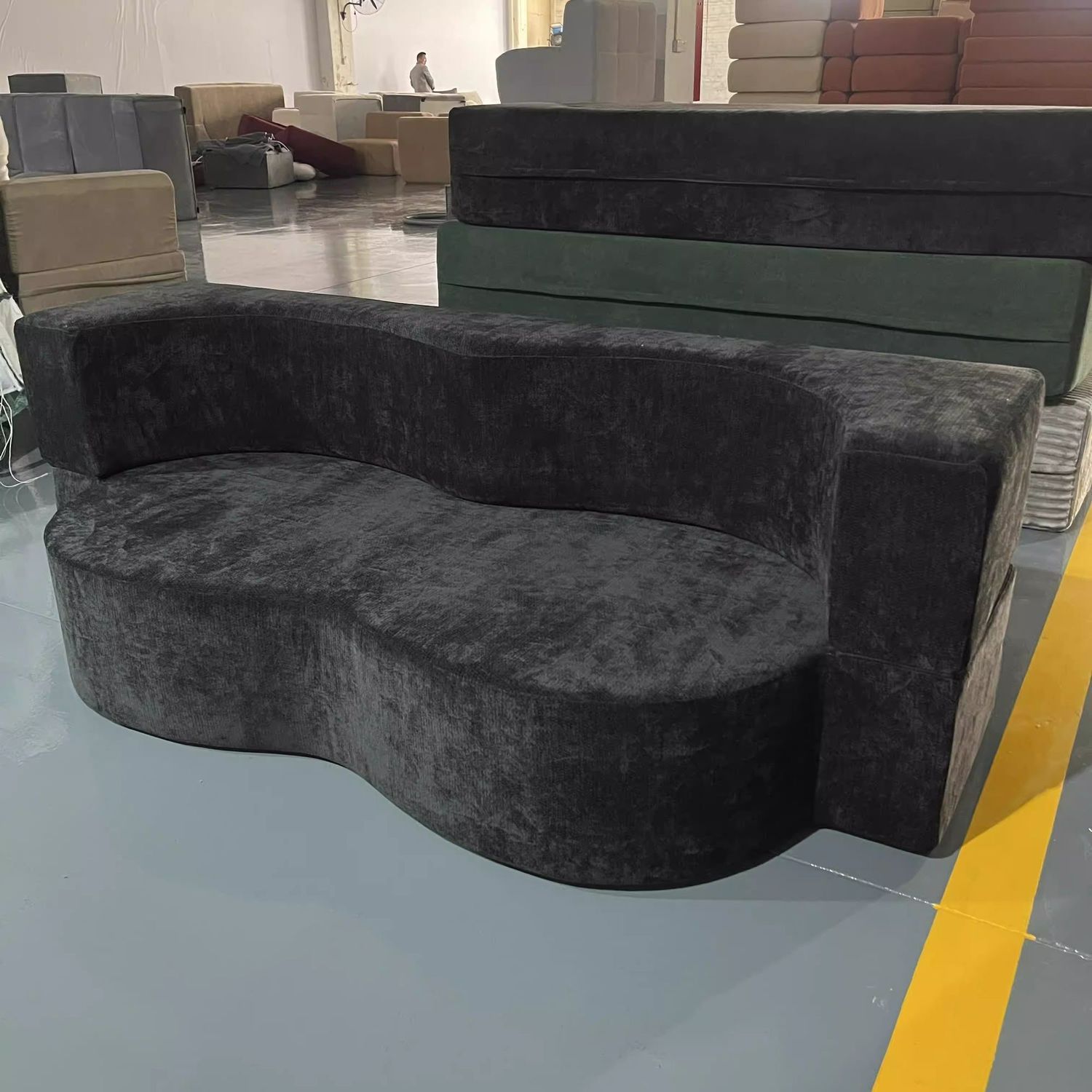 Imported chenille black